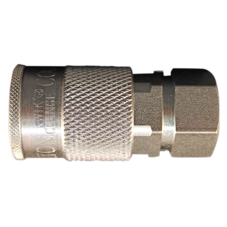Milton H Style 3/8" body Industrial Coupler, 3/8" FNPT, PK5 1835